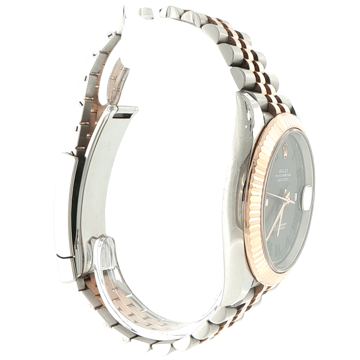 Men's Rolex Oyster Perpetual Datejust Steel and Everose Gold Jubilee Watch 126331 - Mega Cash Sydney