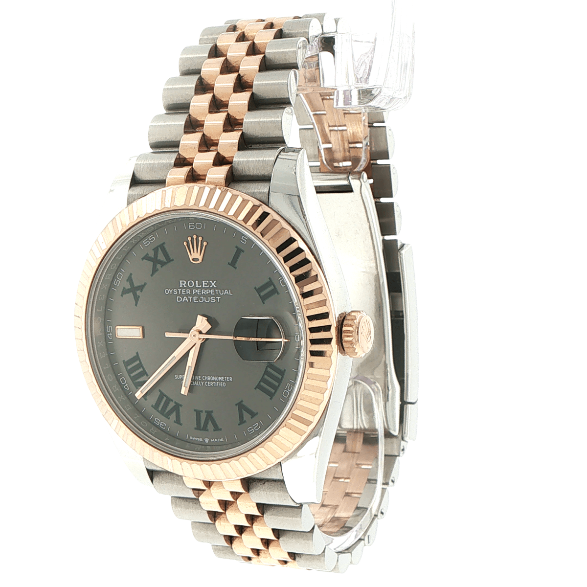 Men's Rolex Oyster Perpetual Datejust Steel and Everose Gold Jubilee Watch 126331 - Mega Cash Sydney
