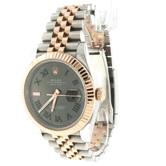 Men's Rolex Oyster Perpetual Datejust Steel and Everose Gold Jubilee Watch 126331 - Mega Cash Sydney