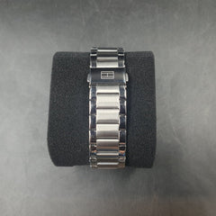 MENS TOMMY HILFIGER WATCH - 50.0GMS - SILVER STAINLESS STEEL BAND - CHRONOGRAPH - Mega Cash Sydney