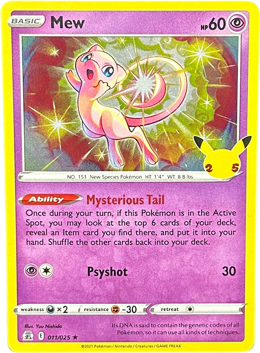 Mew - Celebrations - 011/025 - Mega Cash Sydney