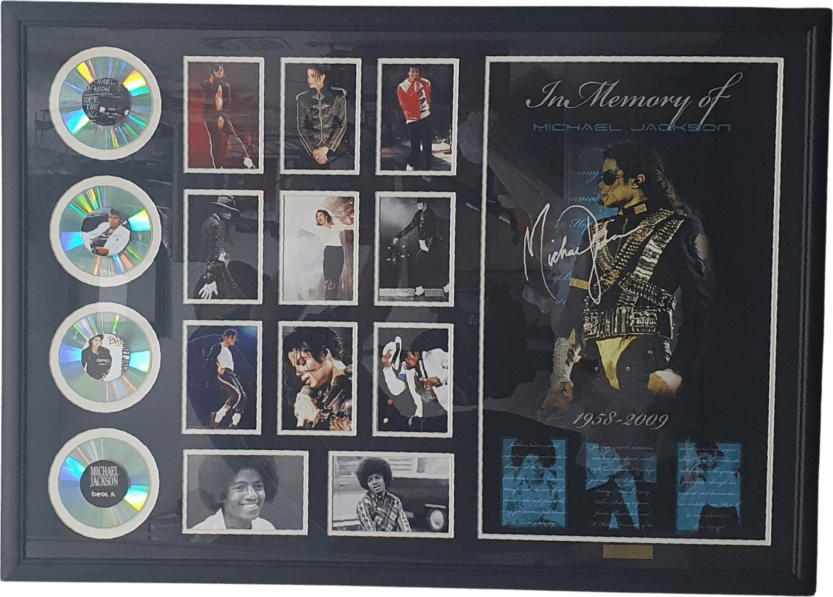 Michael Jackson Limited Edition Comes with Certificate of Limitation and Frame - Mega Cash Sydney