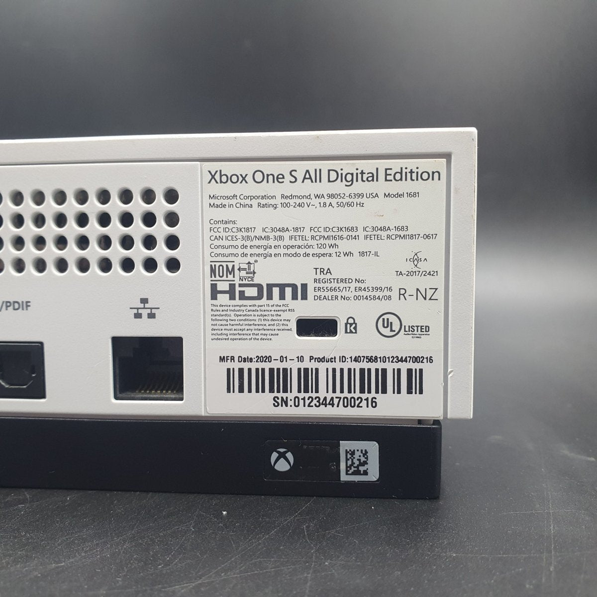 Microsoft Xbox One S 1681 1TB - Digital Only - Mega Cash Sydney