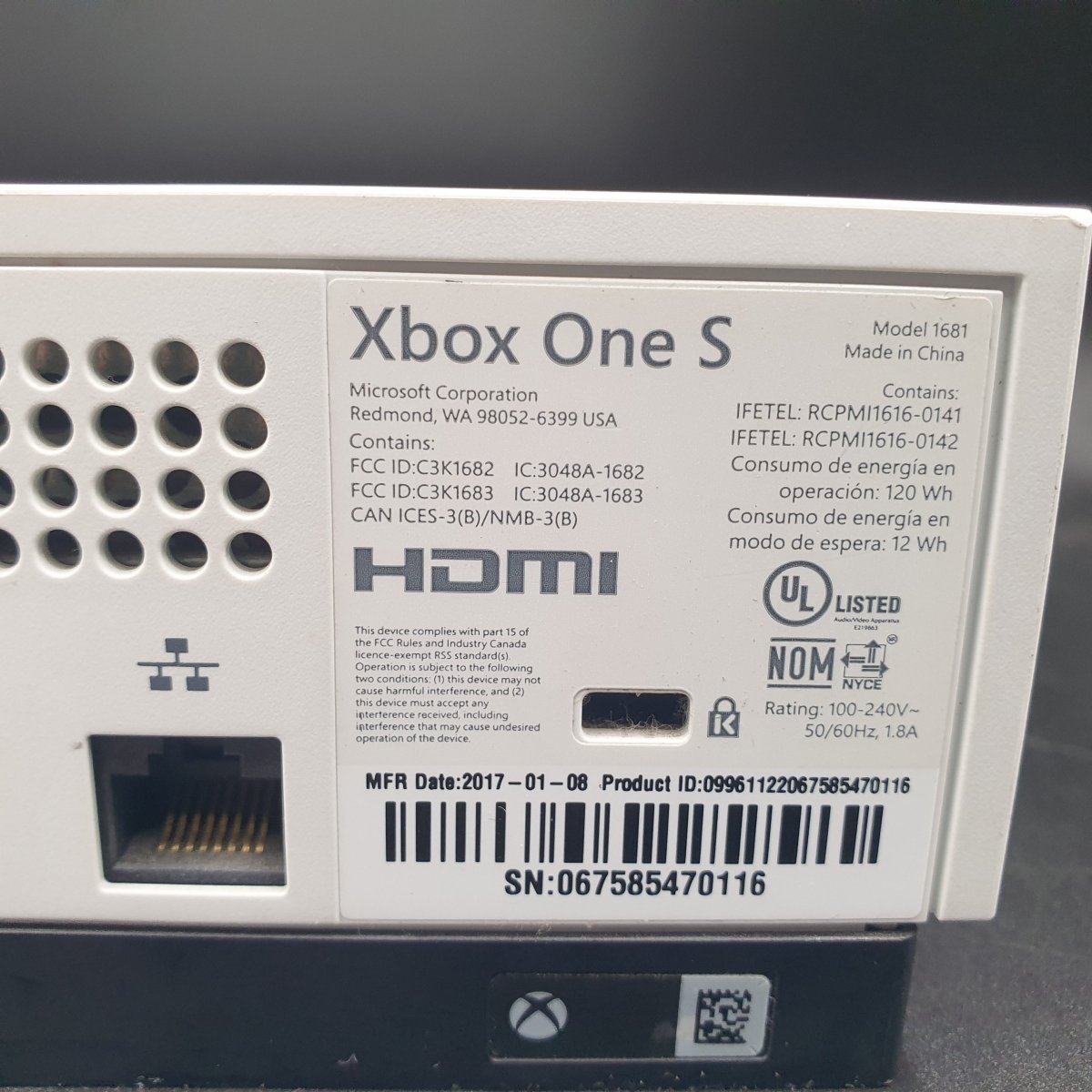 Microsoft Xbox One S 1681 1TB - Disc Edition - Mega Cash Sydney