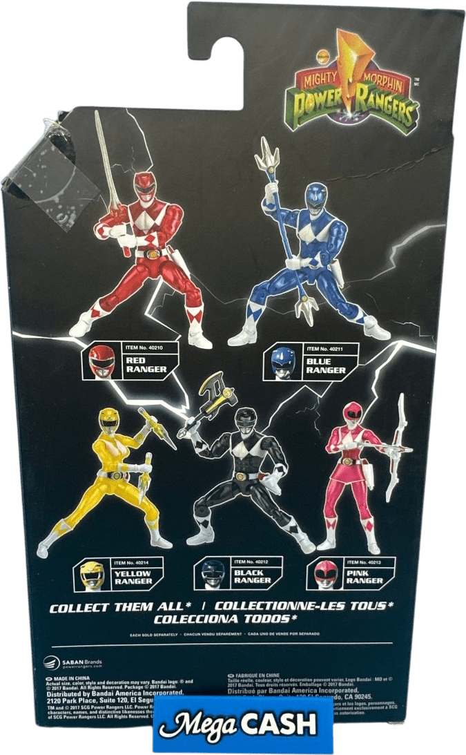 Mighty Morphin Power Rangers - Black - Exclusive Weapons! - Mega Cash Sydney
