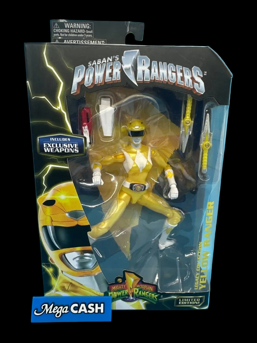 MIGHTY MORPHIN POWER RANGERS YELLOW RANGER - Mega Cash Sydney