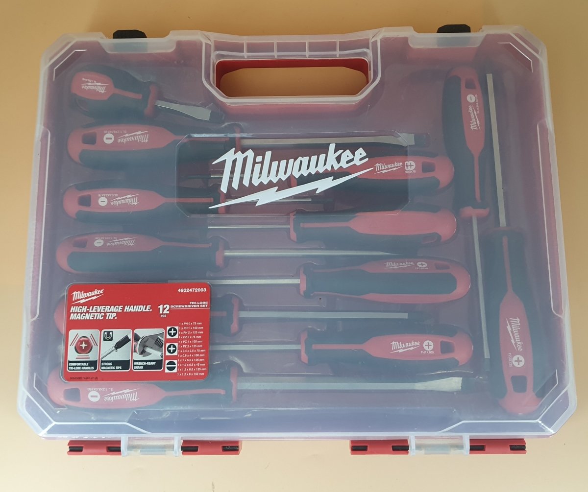 Milwaukee - 4932472003 - 12pce Tri - Lobe Screwdriver Set - Mega Cash Sydney