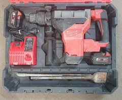 MILWAUKEE - HAMMER DRILL - M18 FHM - 122C + 2 X 5.0Ah BATTERIES + BATTERY CHARGER - Mega Cash Sydney