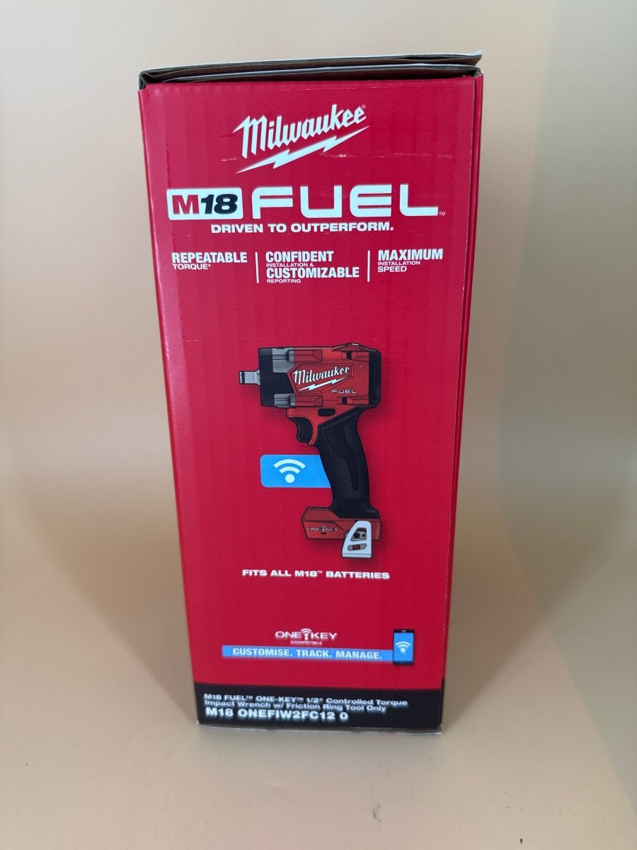 MILWAUKEE - M18 Fuel One-Key 1/2” Controlled Torque Impact Wrench w/ Friction Ring Tool Only - M18 ONEFIW2FC12 - Mega Cash Sydney