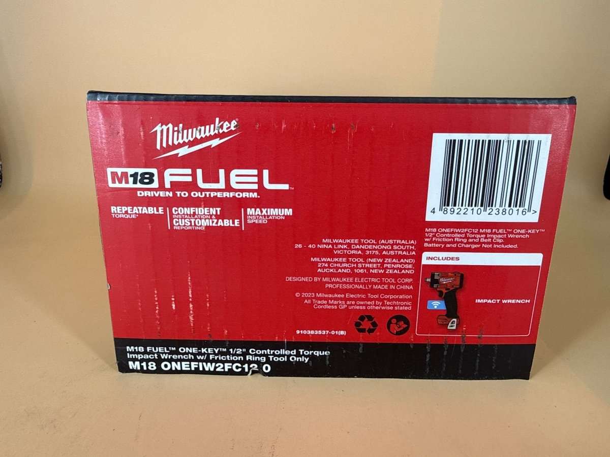MILWAUKEE - M18 Fuel One-Key 1/2” Controlled Torque Impact Wrench w/ Friction Ring Tool Only - M18 ONEFIW2FC12 - Mega Cash Sydney