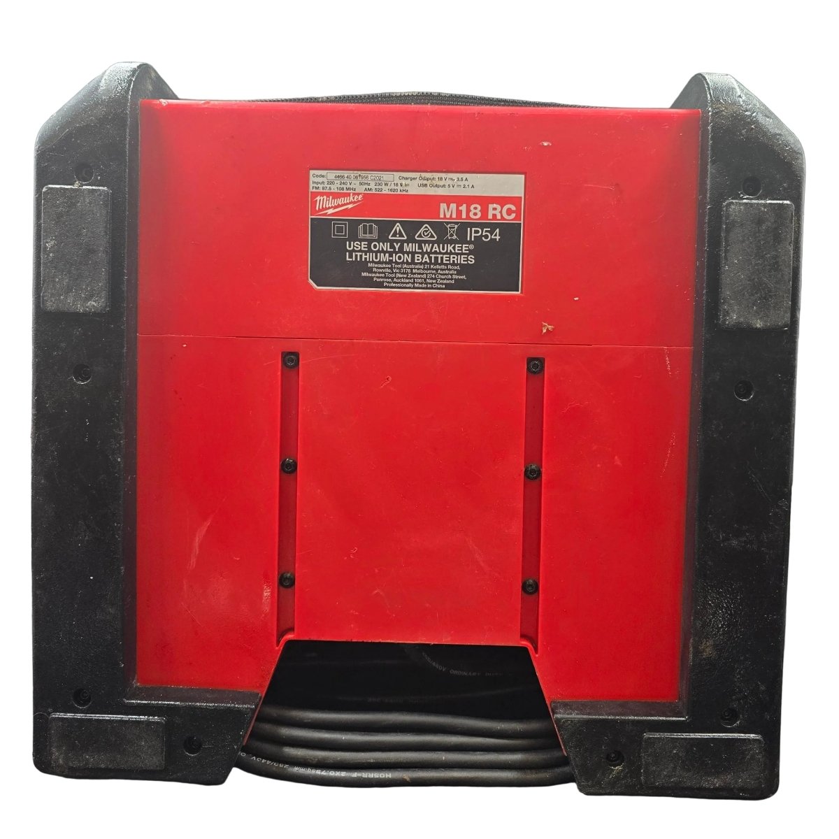 MILWAUKEE - M18 Jobsite Radio/Charger - Tool Only - Mega Cash Sydney