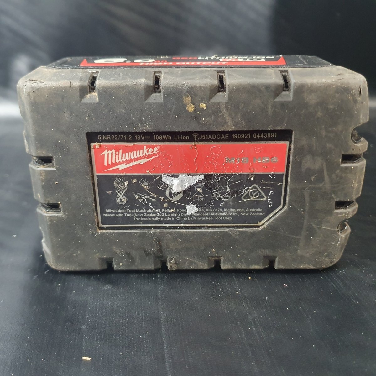 MILWAUKEE - M18™ REDLITHIUM™ HIGH OUTPUT™ 6.0Ah Battery - M18HB6 - Mega Cash Sydney
