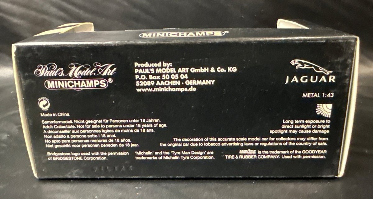 MINICHAMPS - Jaguar XJ-S TWA/JRA Racing - Bathurst 1985 - Mega Cash Sydney