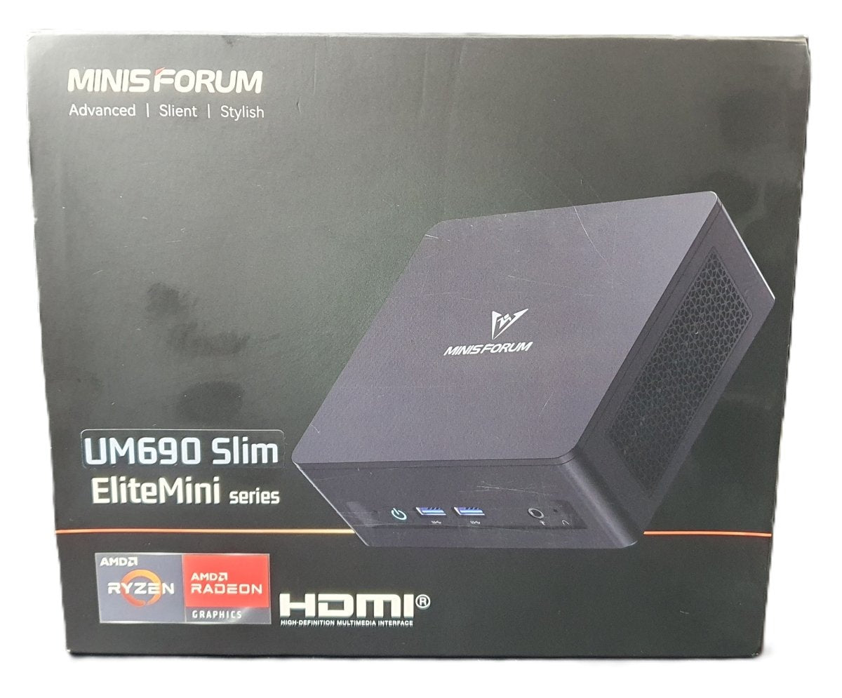 MINISFORUM - UM690 Slim Mini PC - AMD Ryzen 9 6900HX - Amd Radeon 680M - 32GB/1TB - Mega Cash Sydney