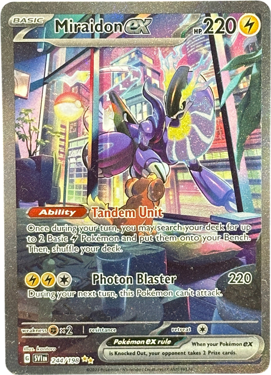 Miraidon EX - Scarlet & Violet Base - 244/198 - Mega Cash Sydney