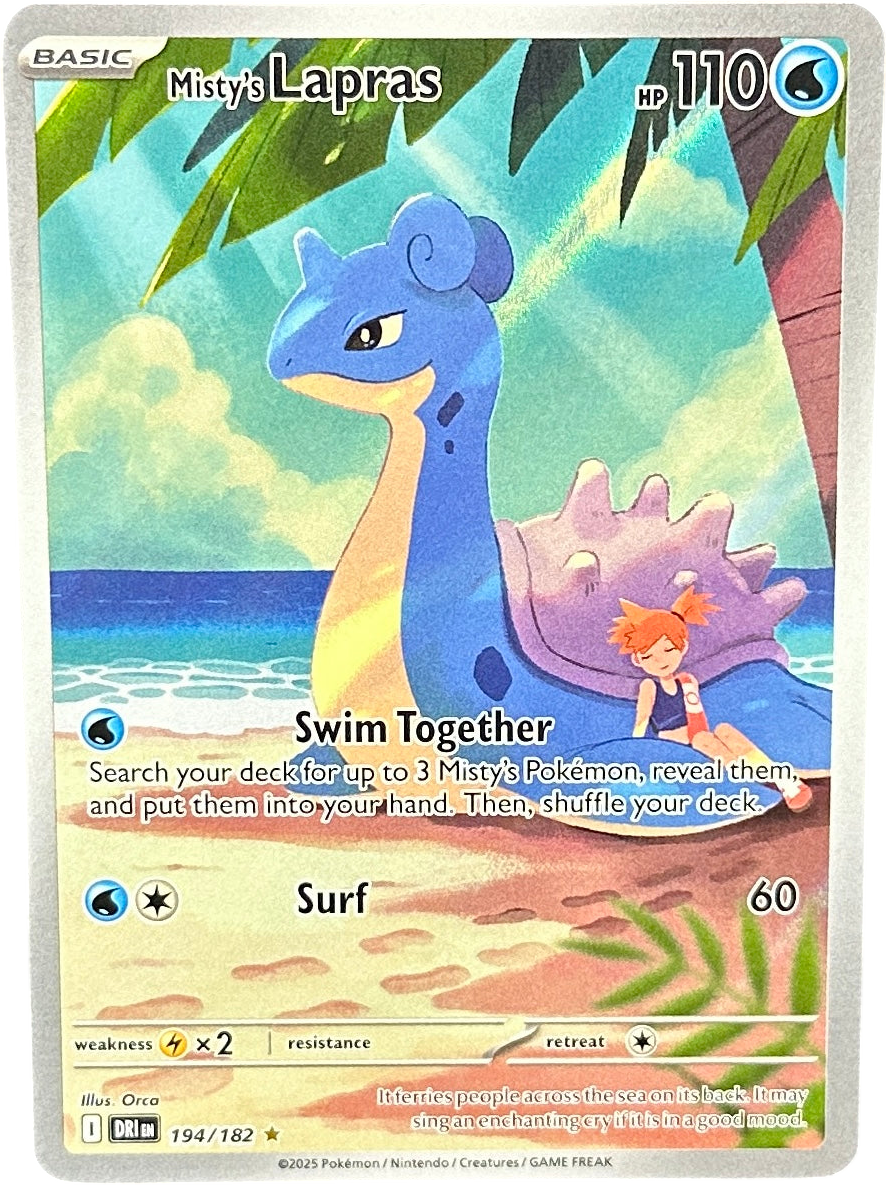Misty’s Lapras - Destined Rivals - 194/182 - Mega Cash Sydney