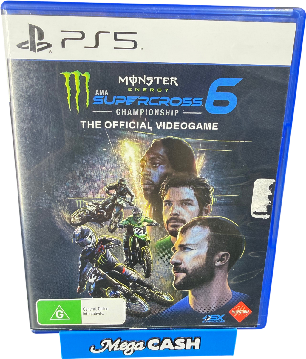 Monster Energy Supercross Championship 6 - PlayStation 5/PS5 Game - Mega Cash Sydney