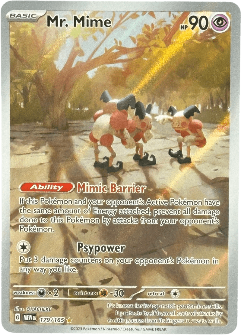 Mr. Mime - 151 - 179/165 - Mega Cash Sydney