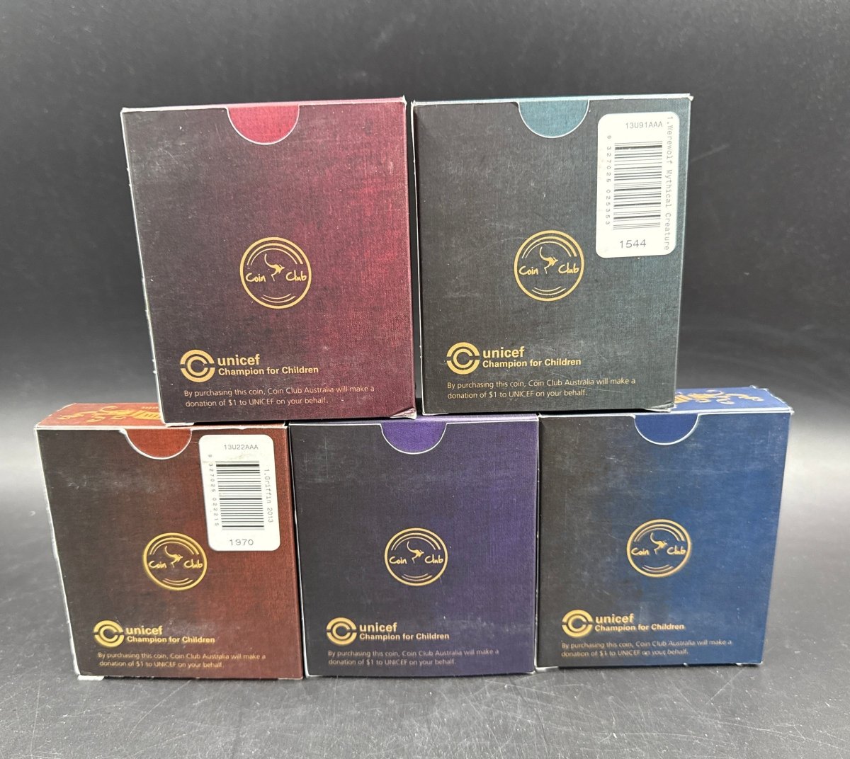 Mythical Creatures - Silver Proof - 5 Coin Set - 2013-2014 - Mega Cash Sydney