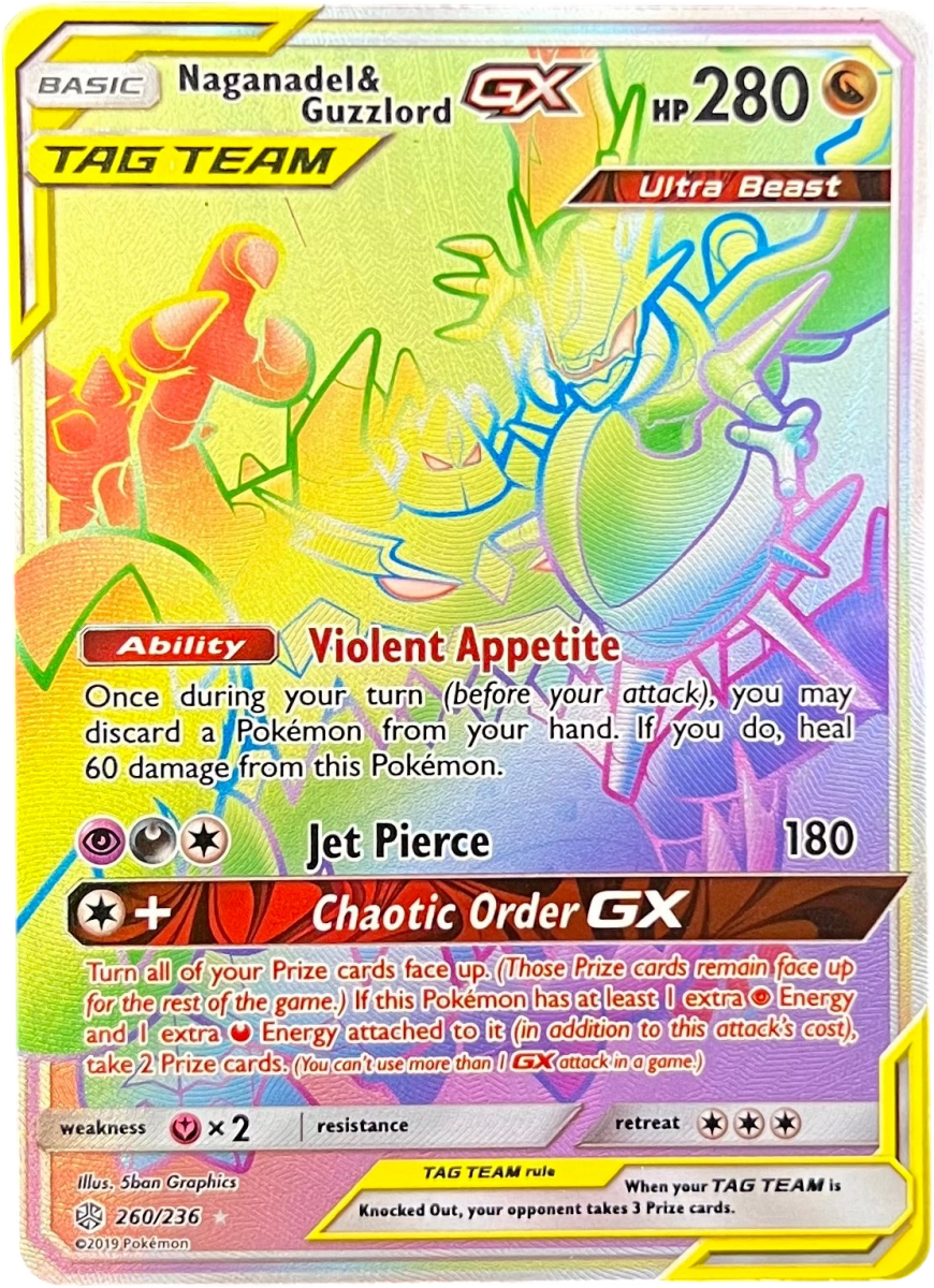 Naganadel & Guzzlord GX - Cosmic Eclipse - 260/236 - Mega Cash Sydney