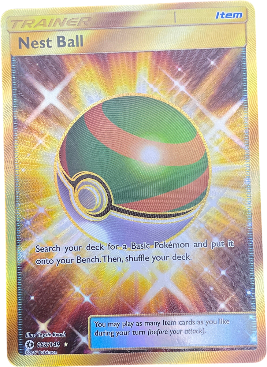 NEST BALL 158/149 - Sun and Moon base Set Pokemon Card - Mega Cash Sydney