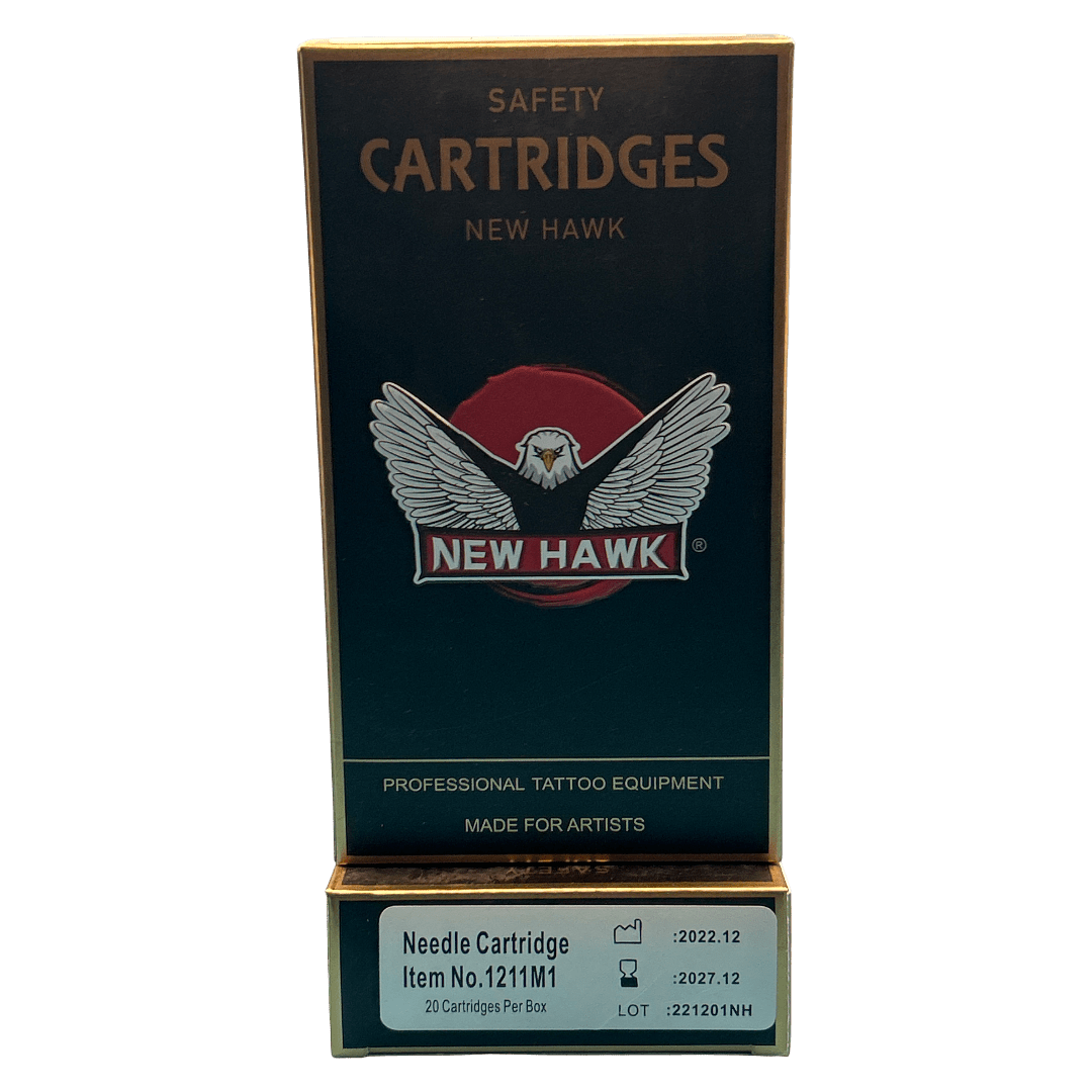 New Hawk Tattoo Needle Safety Cartridges 20pc - 1211M1 - Mega Cash Sydney