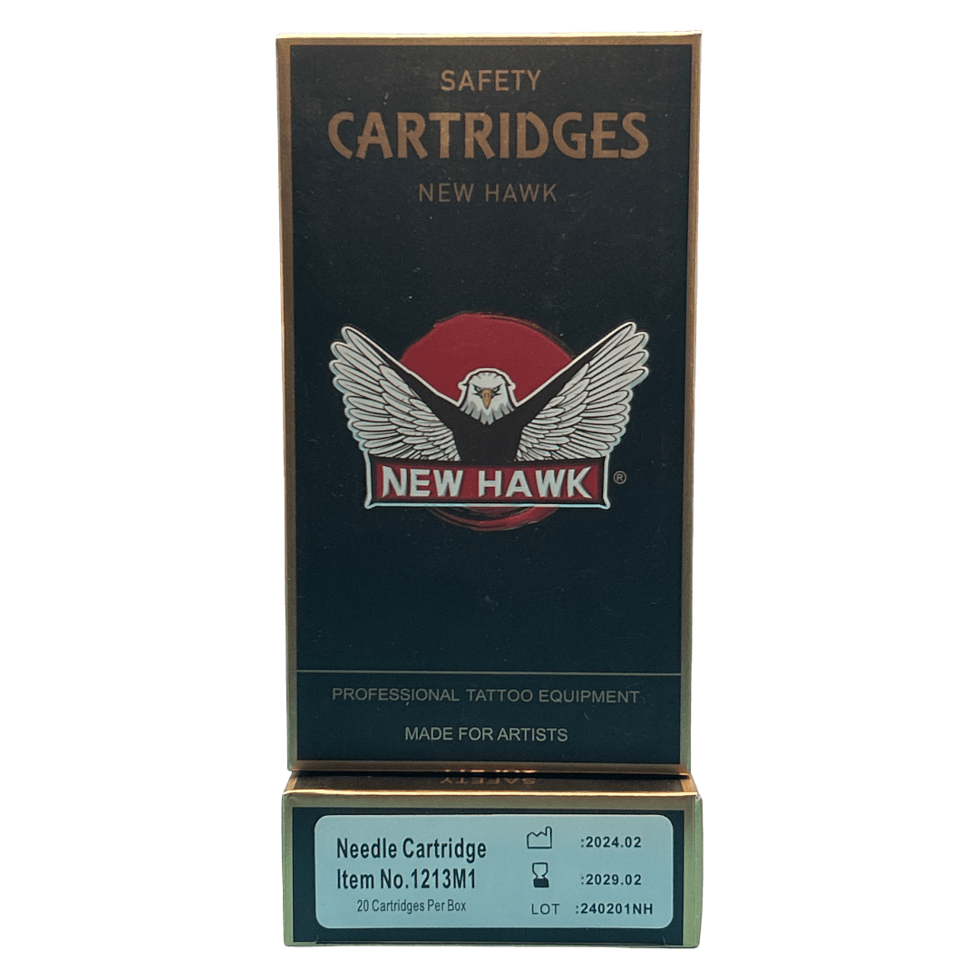 New Hawk Tattoo Needle Safety Cartridges 20pc - 1213M1 - Mega Cash Sydney