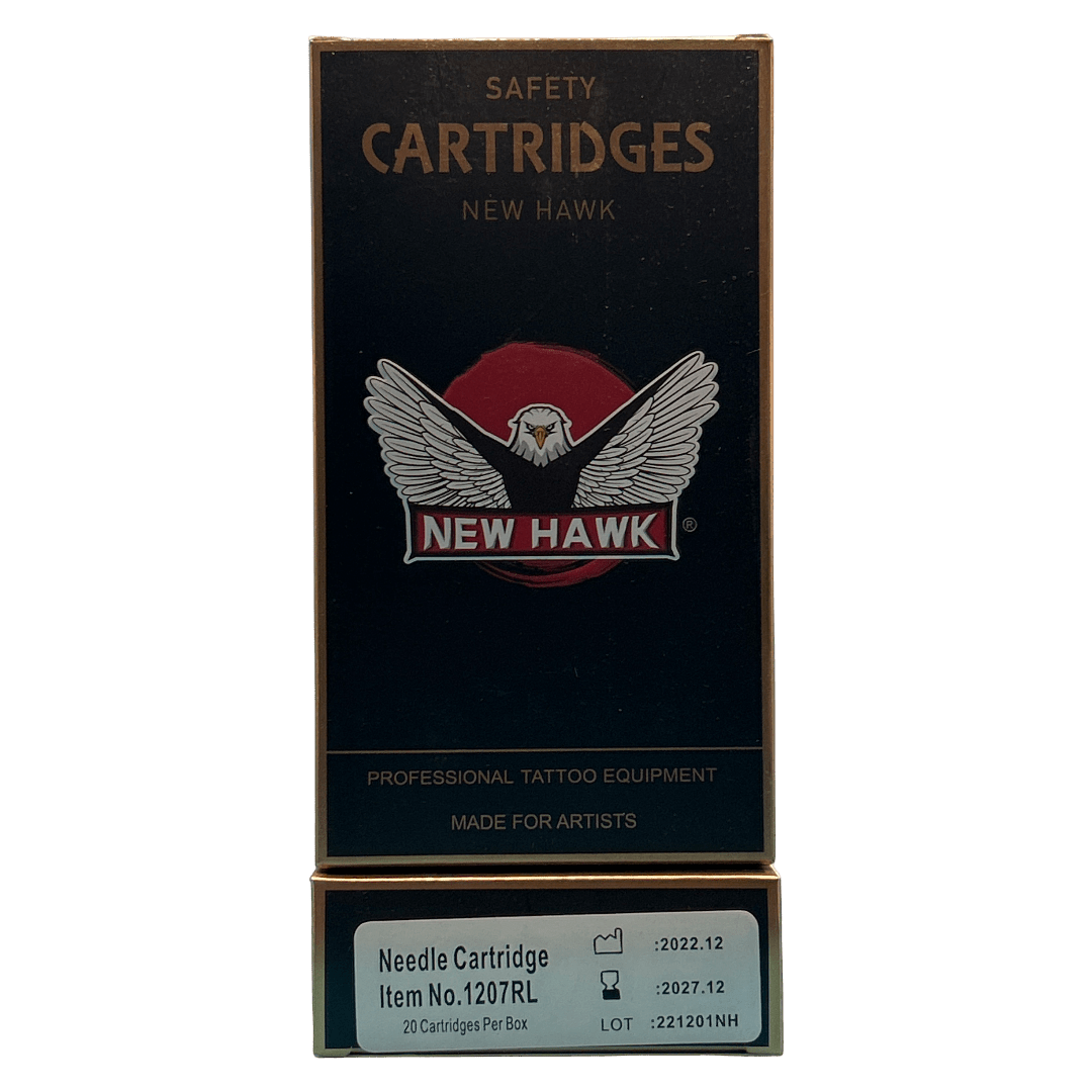 New Hawk Tattoo Safety Cartridges 20pc - 1207RL - Mega Cash Sydney