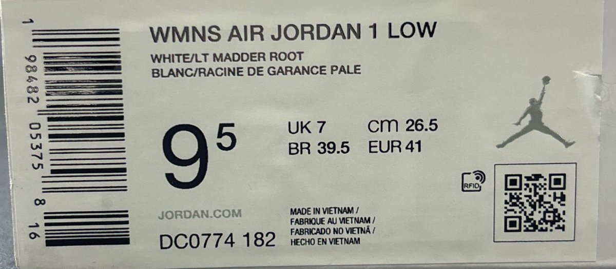 NIKE - Air Jordan 1 Low - Size 9.5 Women’s - Mega Cash Sydney