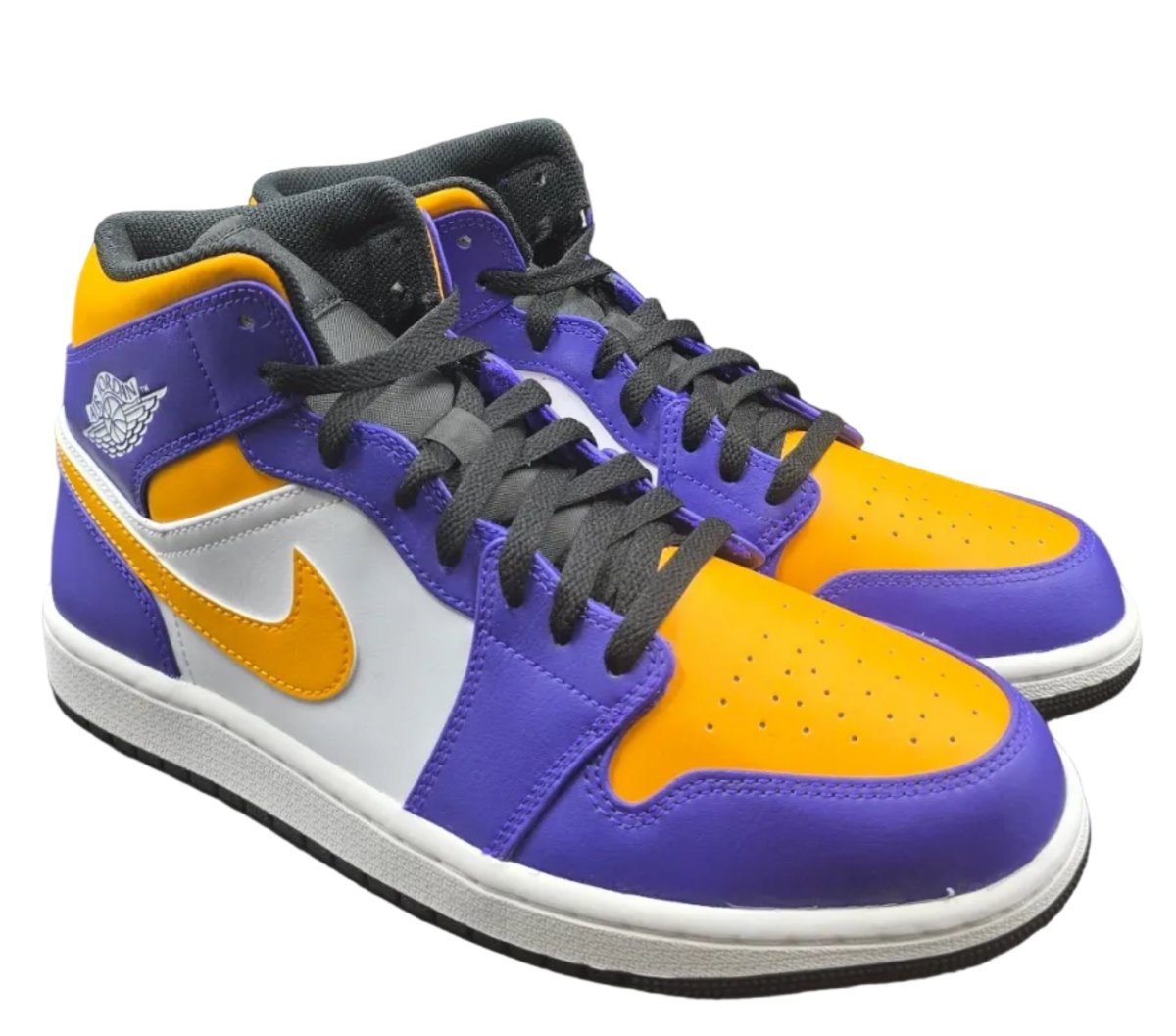 NIKE - Air Jordan 1 Mid - Dark Concord / Taxi-White-Black - Size US 10 - Mega Cash Sydney