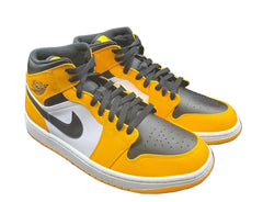 NIKE - Air Jordan 1 Mid - Taxi / Black-White - Size US 10.5 - Mega Cash Sydney