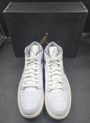 NIKE - Air Jordan 1 Mid - White / Stealth - Size US 13 - Mega Cash Sydney