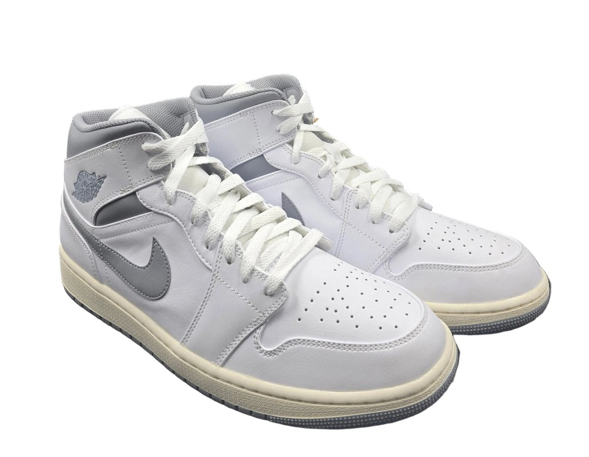 NIKE - Air Jordan 1 Mid - White / Stealth - Size US 13 - Mega Cash Sydney