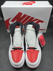 NIKE - Air Jordan 1 Retro High OG - White / University Red-Black - Size US 10.5 - Mega Cash Sydney