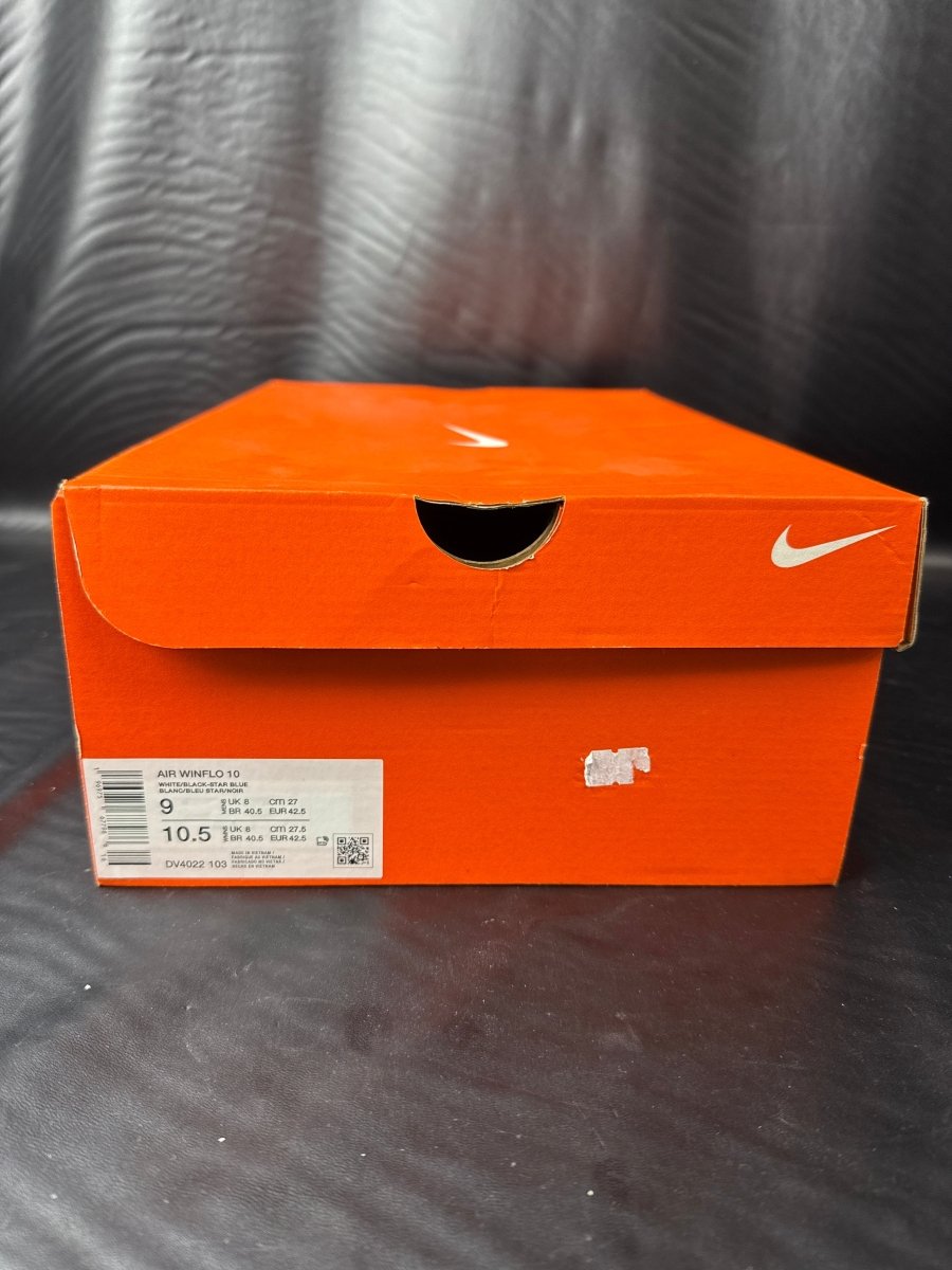 NIKE - Air Winflo 10 - White/Black-Star Blue - DV4022-103 - Size 8 Men’s (Women’s 9) Australian - Mega Cash Sydney