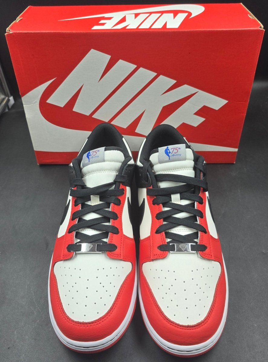 NIKE - Dunk Low Retro EMB - Sail / Black-Black-Chile Red - Size US 11 - Mega Cash Sydney