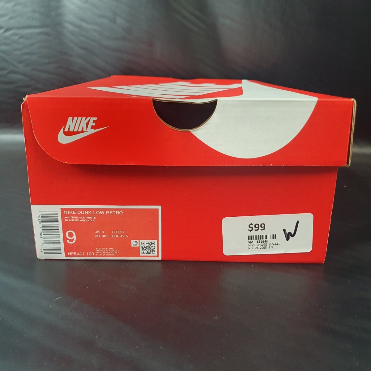 NIKE - Dunk Low Retro Sneakers - Size 9 - Mega Cash Sydney