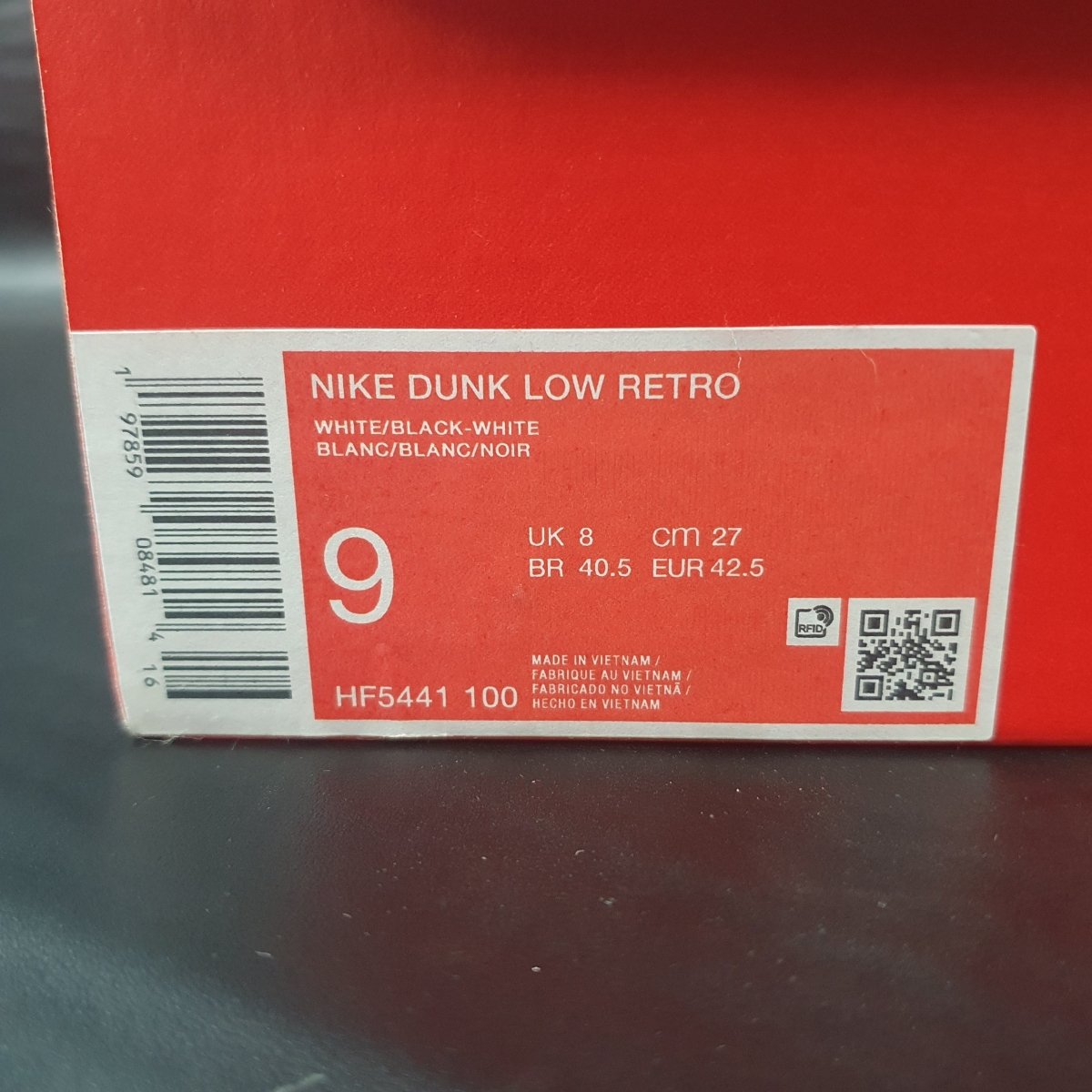 NIKE - Dunk Low Retro Sneakers - Size 9 - Mega Cash Sydney