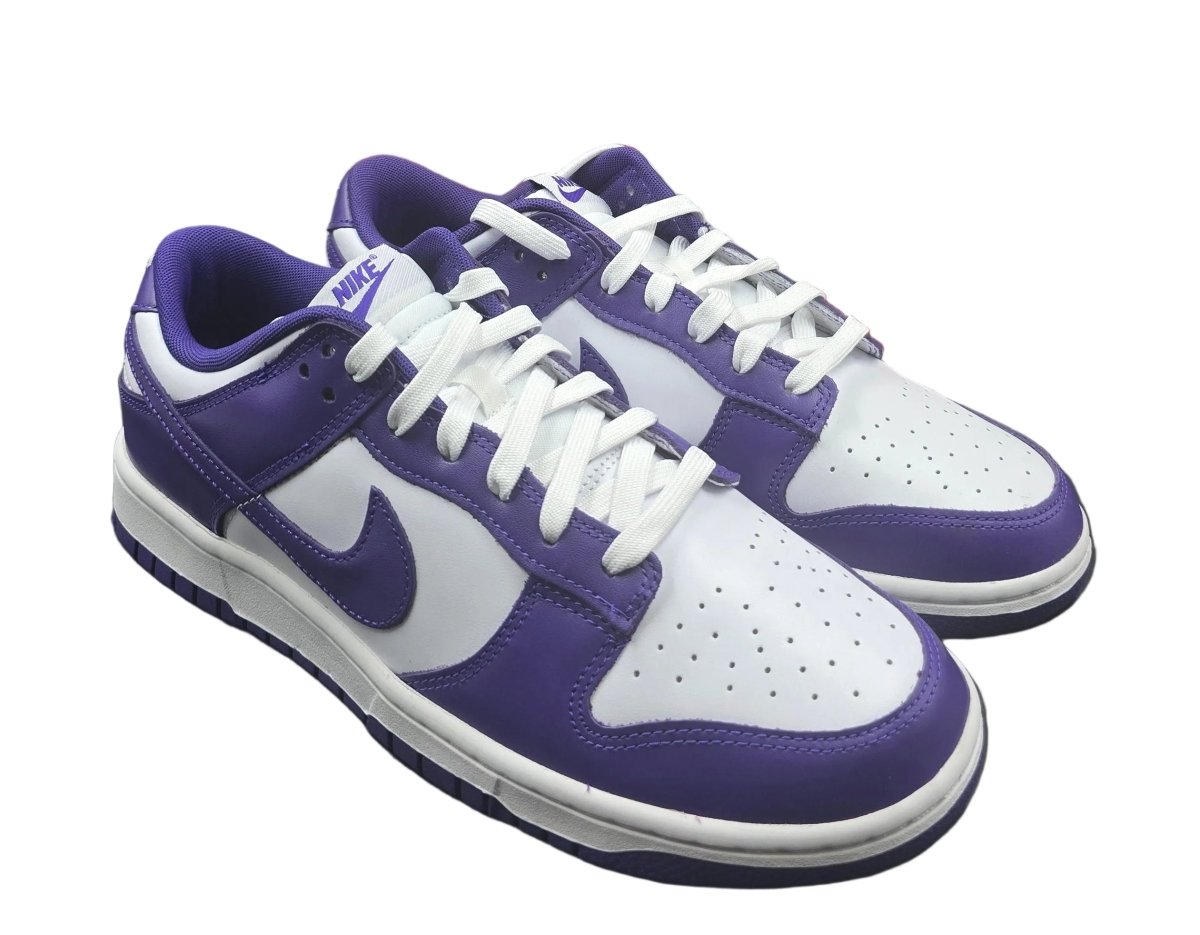 NIKE - Dunk Low Retro - White / Court Purple - Size US 10.5 - Mega Cash Sydney