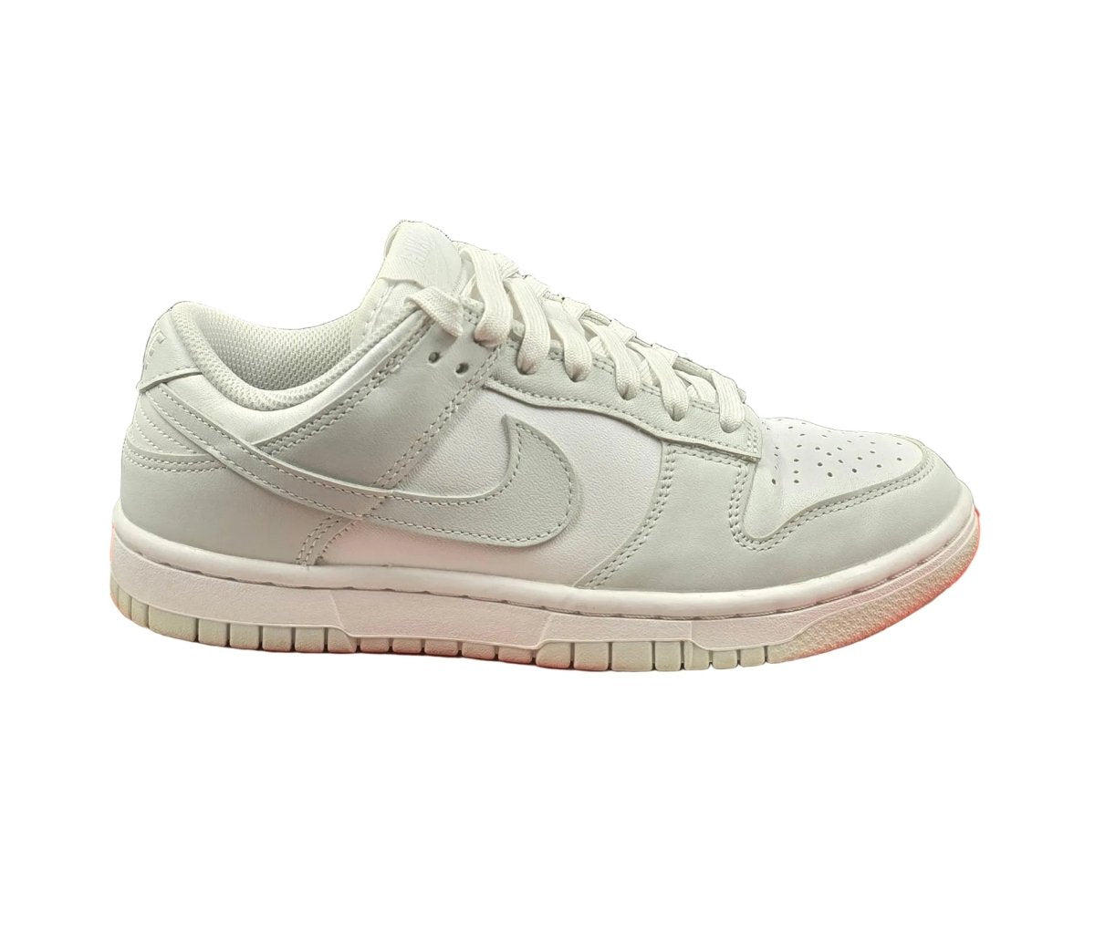 NIKE Size US 7Womens Dust-White Low Dunks - Mega Cash Sydney