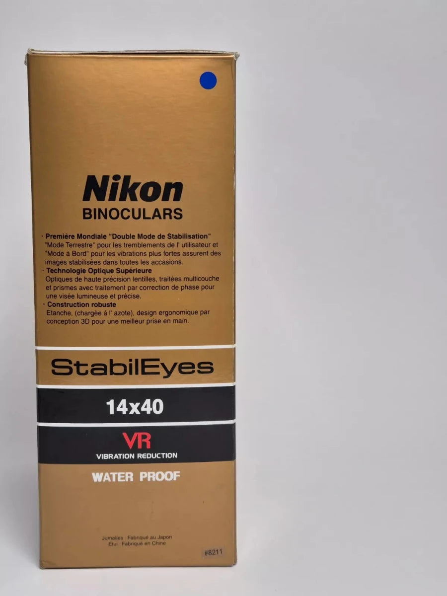 Nikon 14x40 Binoculars stabileyes VR Water Proof with Soft Case in Box + Straps - Mega Cash Sydney