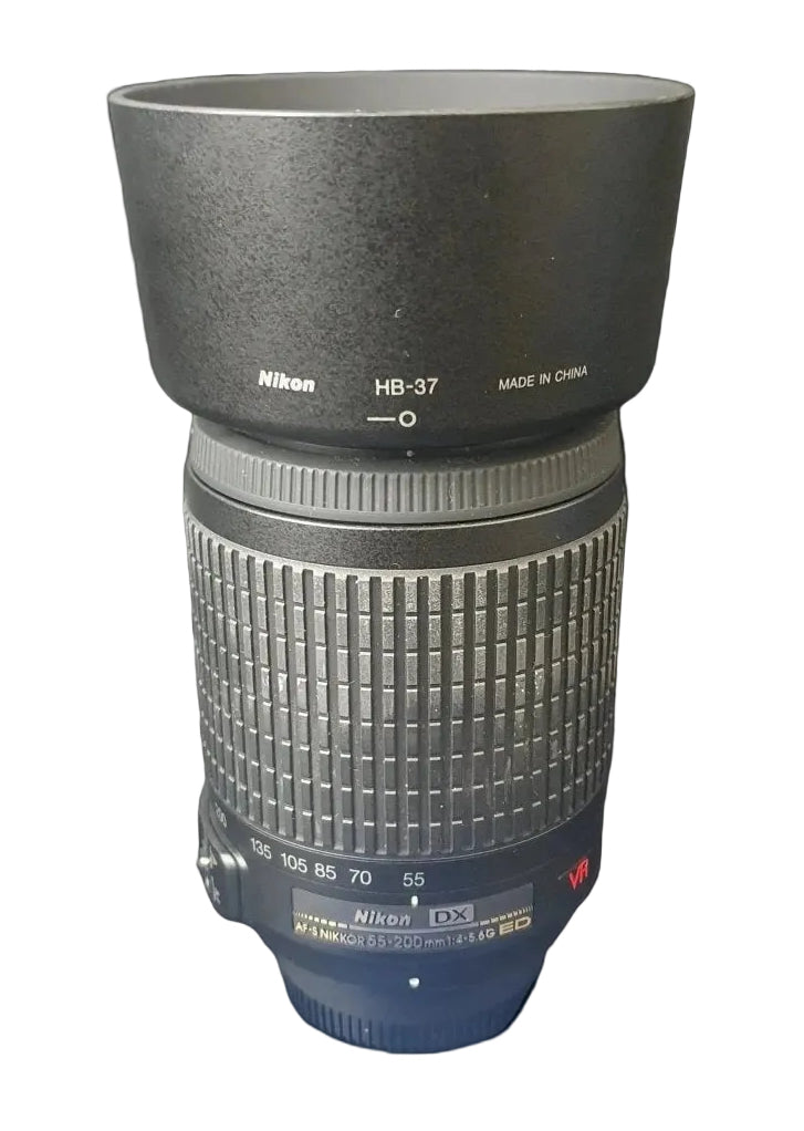 NIKON CAMERA LENS - NIKON DX 55 - 200MM AF - S NIKKOR 1:4 - 5.6G ED - Mega Cash Sydney