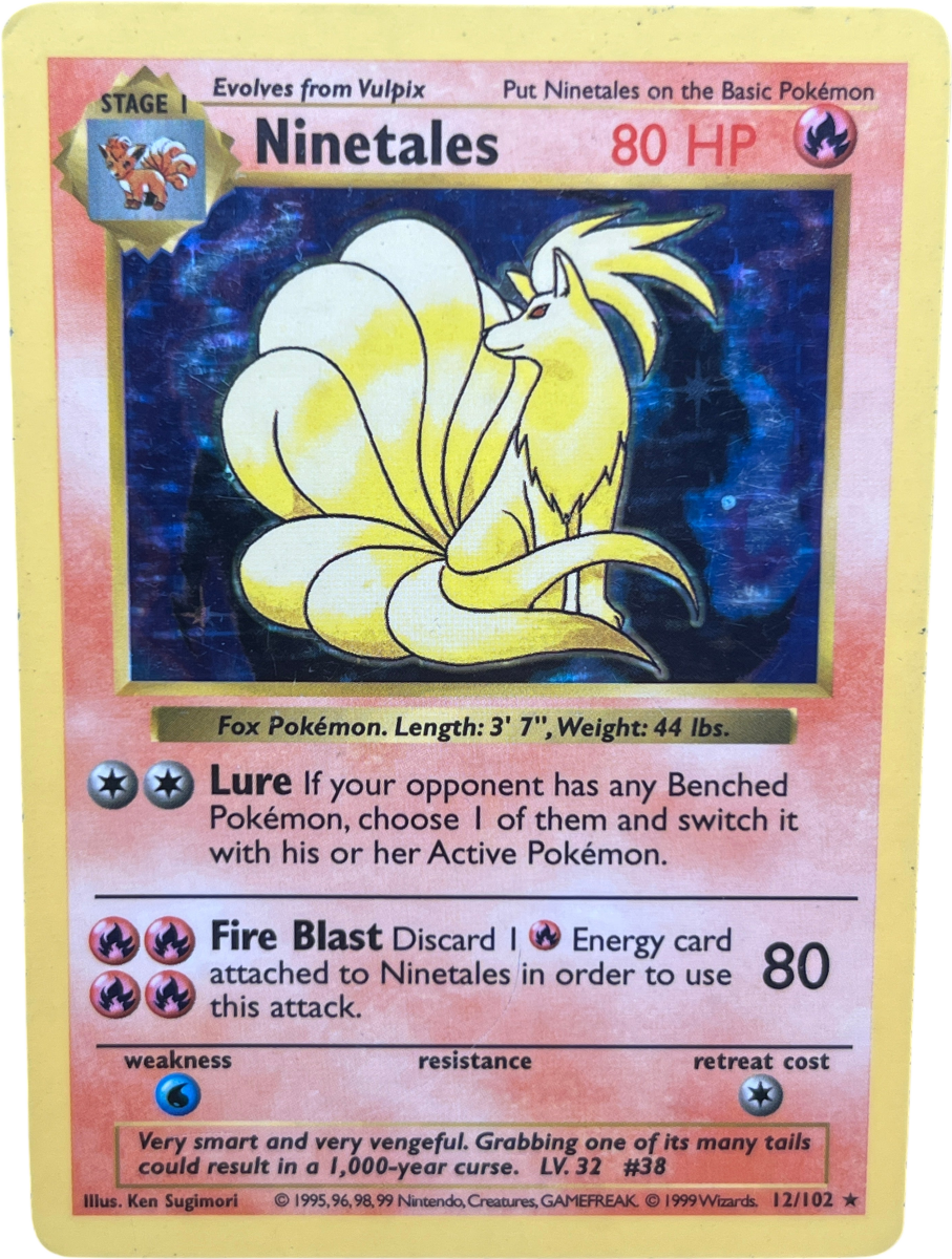 Ninetails 12/102 Holo Shadowless - Mega Cash Sydney