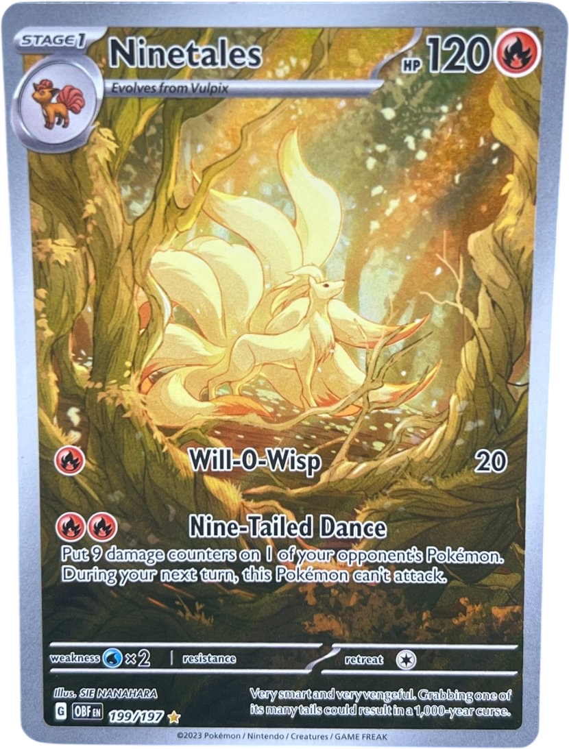 Ninetales 199/197 Obsidian Flames - Mega Cash Sydney