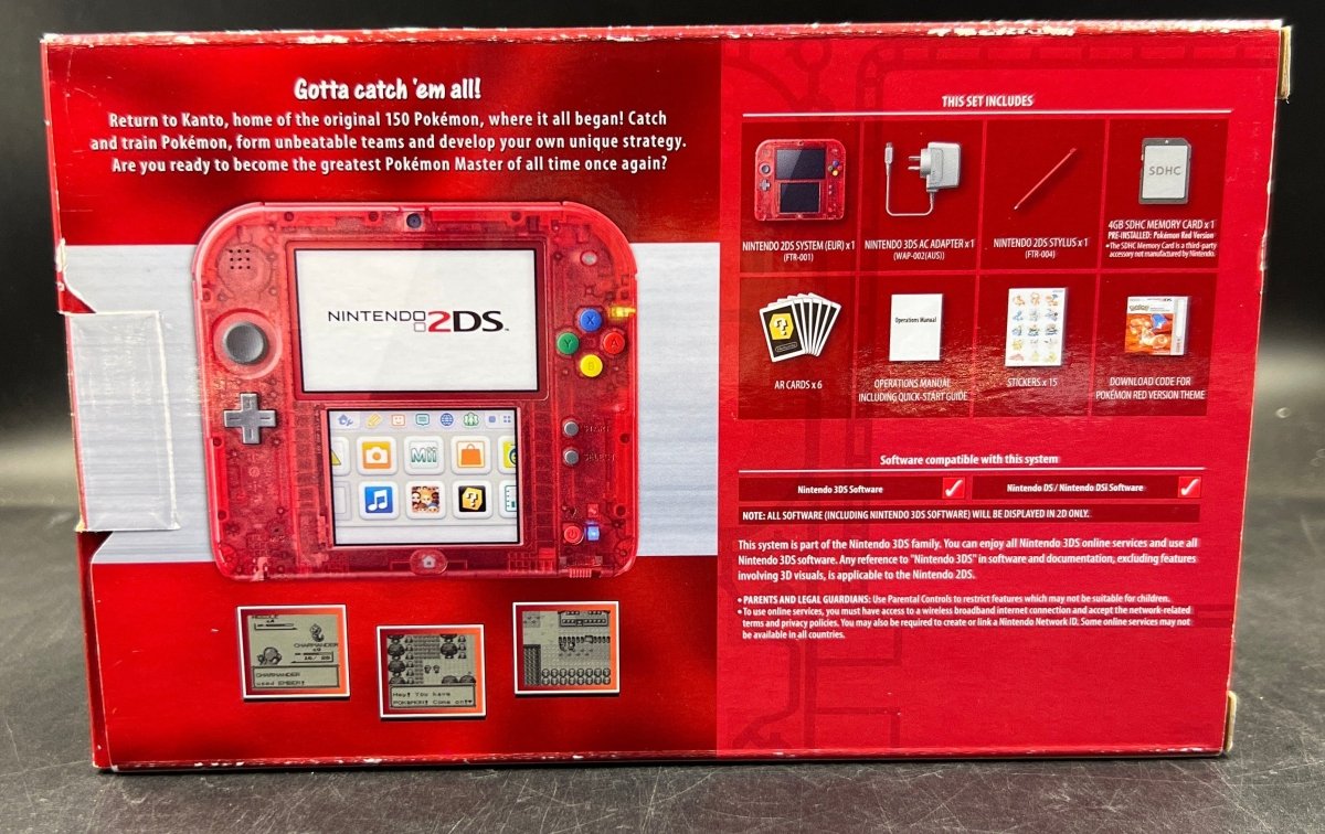 Nintendo 2DS - Pokemon Red Version - Mega Cash Sydney