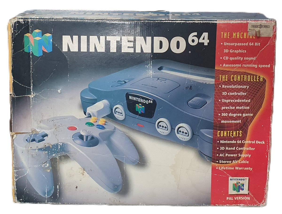 Nintendo 64 (N64) Black NUS - 001 (EUR) + Original Box - Mega Cash Sydney