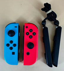 Nintendo Switch Joy-Con Controller Pair in Red & Blue in box