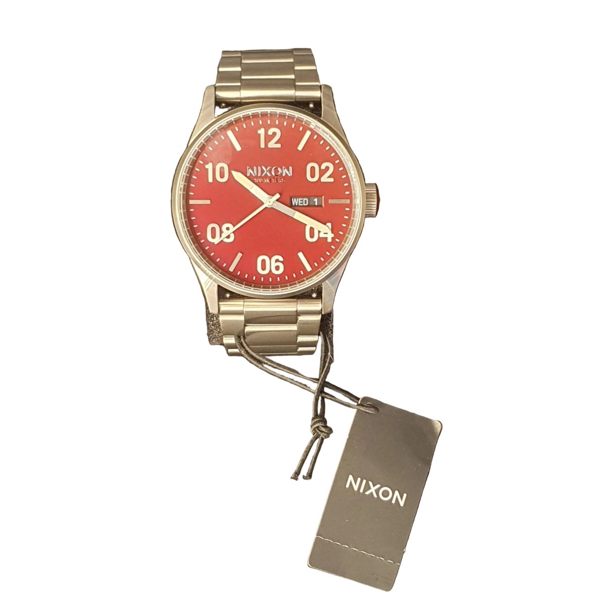 NIXON - Sentry Stainless Steel - Silver/Cranberry - Watch - Mega Cash Sydney