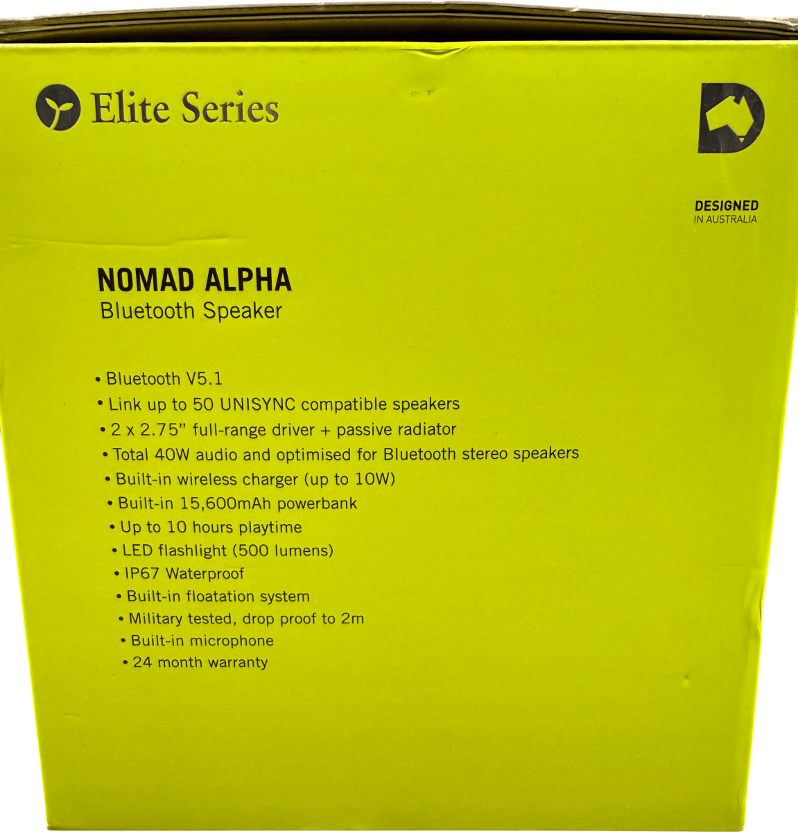 Nomad Alpha Elite Series Bluetooth Speaker - Mega Cash Sydney