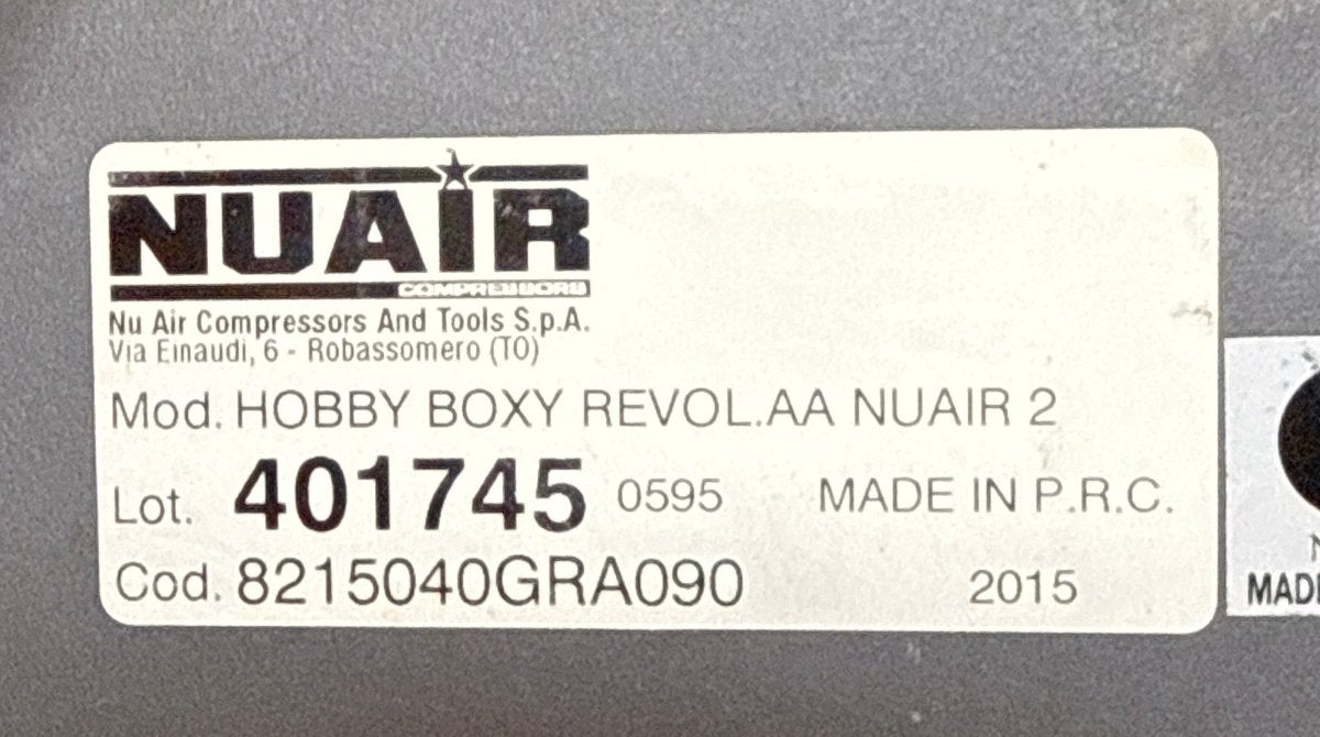 NUAIR - Boxy Revolution - Air Compressor - Mega Cash Sydney